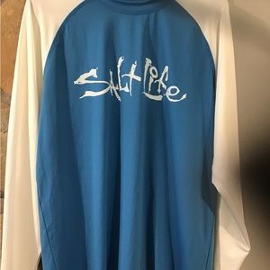 Salt life MENS long sleeve summer fishing shirt